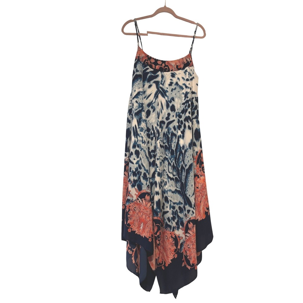 Boston Proper sz 12 sleeveless‎ boho hippie festival maxi dress J